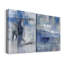 Reflections in Indigo - ensemble de 2 reproductions d'art texturé sur toile tendue-1987081533