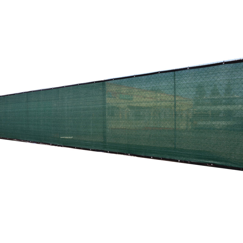 Dark Green 50 ft Privacy Fence Screen Netting Mesh