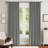 100% Blackout Curtains Linen Textured Solid Thermal Insulated Curtains & Drapes For Living Room Bedroom (50" Wide, Set Of 2)-558668433-565735946