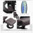Massage Recliner Chair with Ottoman, 360° Swivel Recliner and Footstool, PU Leather Reclining