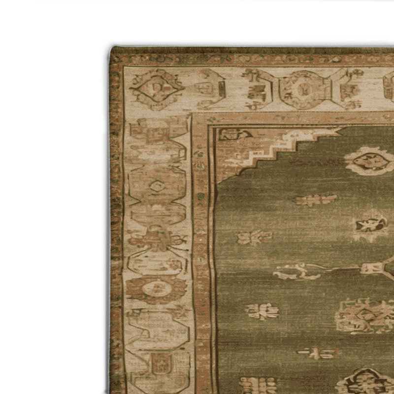 Tapis intérieur et extérieur brun Overdyed, Rectangulaire 2 pi x 3 pi