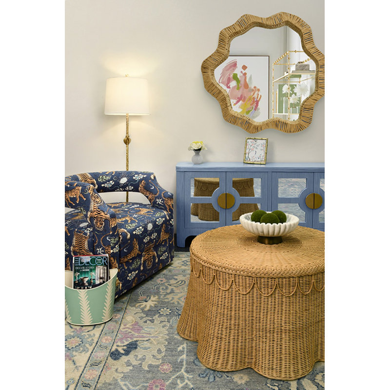 Komodo Novelty Rattan Mirror
