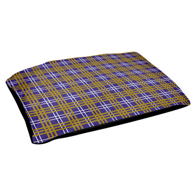 Plaid Fleece Pet Bed