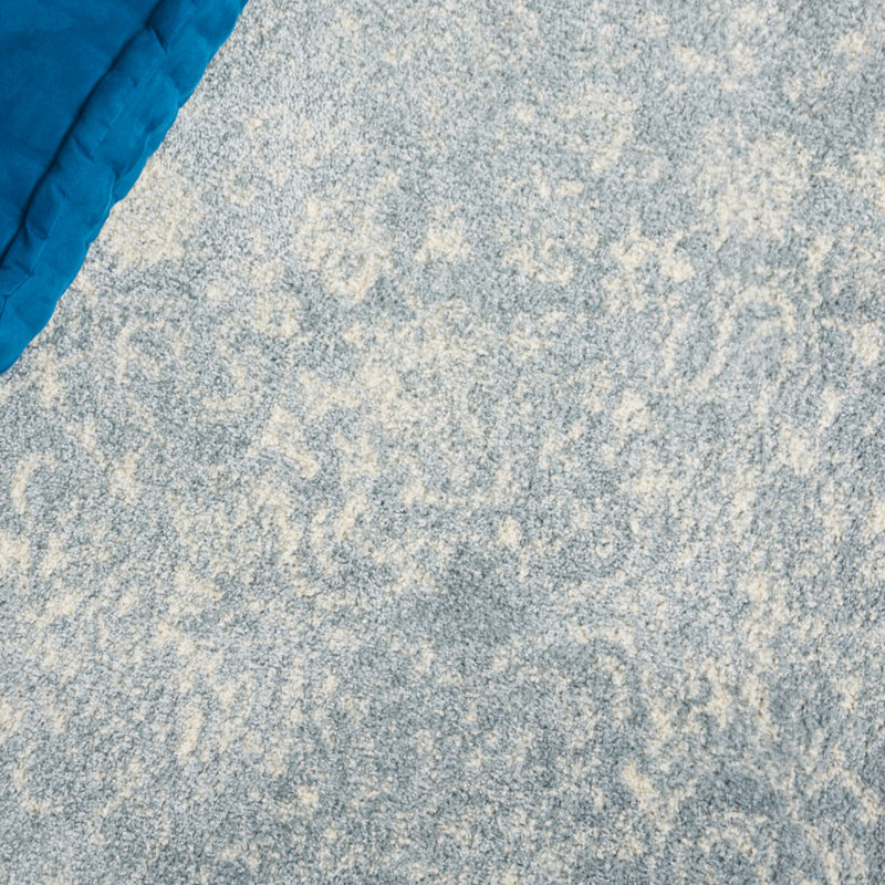 Stromsburg Area Rug, Slate/Ivory, Round 122 cm