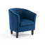 Velvet Upholstered 67m Occasional Accent Chair-765661294