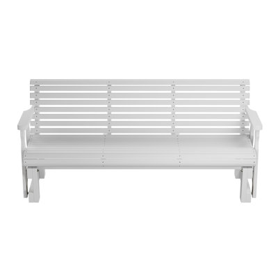 Centerville Amish Heavy Duty 800 Lb Roll Back Treated Porch Glider, 6Ft