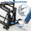 Cric de levage robuste pour tondeuse à gazon, capacité de 550 lb avec verrou de sécurité et roues antidérapantes pour les tracteurs, les VTT et les tondeuses à rayon de braquage zéro
