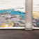 Kohn Machine-Woven Abstract Blue/Yellow/Beige Area Rug