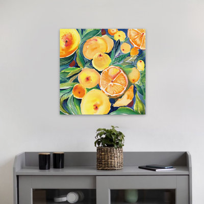 Summery Citrus Contemporary Art