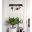 Rianshi Stainless Steel Wall Organizer with Key Hooks