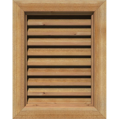 Évent vertical à pignon vertical en bois