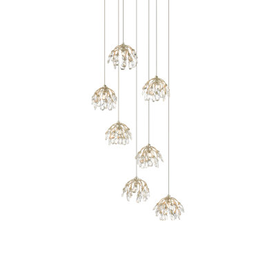 Luminaire suspendu en cristal 7 lumières