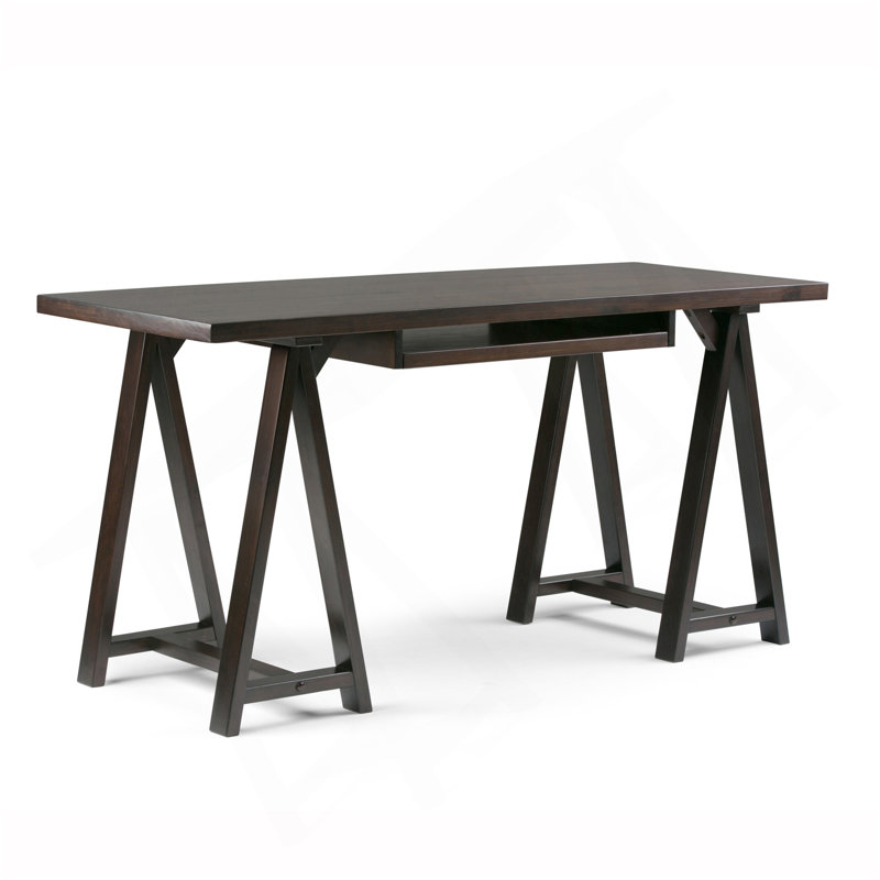 Chevalet - bureau - brun châtaignier foncé