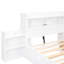 Lit plateforme double avec tablettes coulissantes-13449131