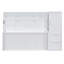Lit escamotable double pleine grandeur avec placard et tiroirs intégrés - Lit escamotable mural peu encombrant avec rangement spacieux pour les petites pièces