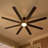 Studley 72" 8 - Blade Outdoor LED Standard Ceiling Fan in English Bronze with Remote Control and Light Kit Included-568176288