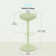 Green Set Of 2 Dining Chair,modern Swivel Round Bar Stools,backless
