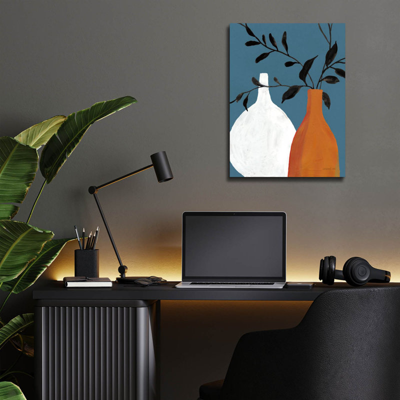 «Slender Stems 2 Jewel Toned» par Danhui Nai, art mural en verre acrylique