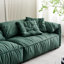 Coussin de canapé modulaire en polyester vert-1190306349