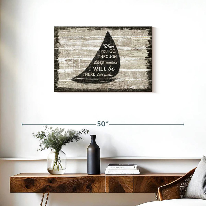 Driftwood Coast Scripture I, 20" H x 30" W