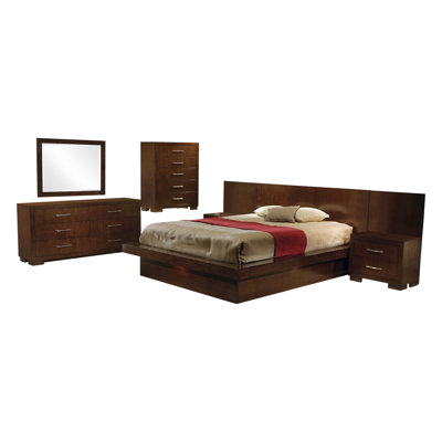 Hafina Bedroom Set in Cappuccino
