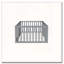 21.5"High Fence Railings Solid Wood  Floor Bed-95082350-95082351