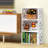 Four-Shelf Compact Bookcase With Open Shelves, Ideal Small Bookcase For Small Spaces - White