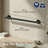 Latitude II Stainless Steel Wall Mount Grab Bar | ADA Compliant Safety Bar For Bathroom-25173055-10208188