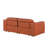 Divanitalia Top Grain Italian Leather Loveseat-1273379382