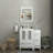  36" Single Bathroom Vanity Set with Mirror-27042776