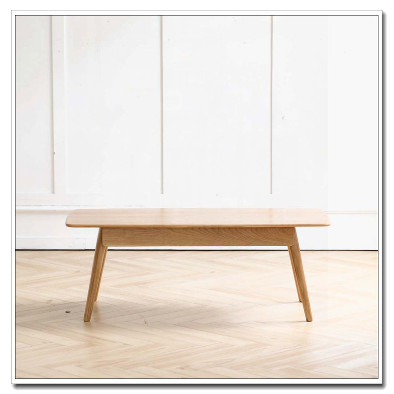 Table basse avec plateau en bois massif