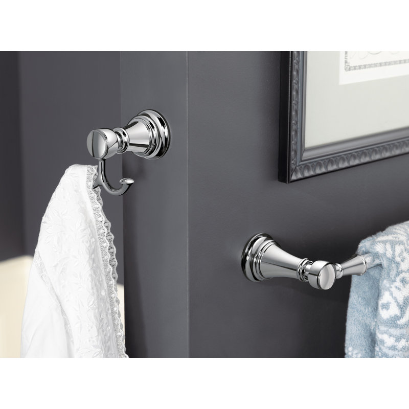 Weymouth Wall Mounted Robe Hook, Chrome