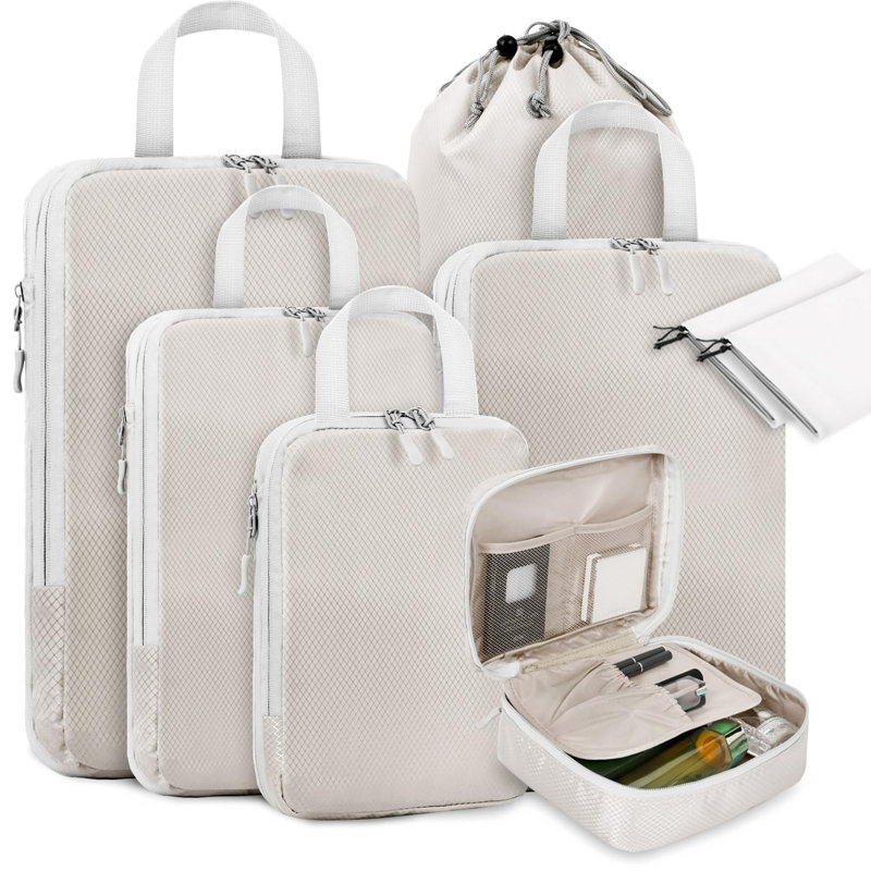 Rebrilliant Fabric Storage Bag, Beige