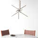 Rochelle 4 Light Metal Dimmable LED Sputnik Chandelier