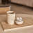 Beige Natural Medium 11.81 X 5.87 In. Travertine Rectangle Tray Plateau-1766167472