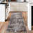 Area Rug Living Room Rugs Indoor Soft Fluffy Rug Abstract Carpet for Bedroom Kitchen Dining Room Floor Washable Plush Throw Large Accent Rug Home Office Nursery Decor Brown 2*6ft(61*183cm)-129906547
