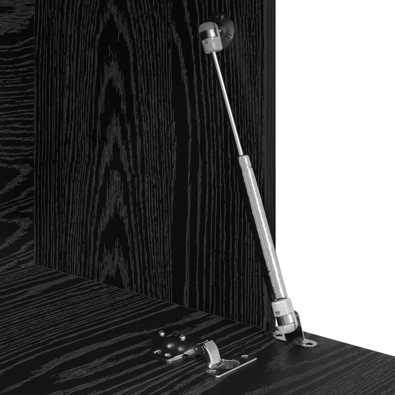 Writing Desk Engineered Wood Large, Black Oak
