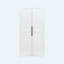 Buffet de cuisine autoportant 63 po avec portes, tablettes et buffet blanc