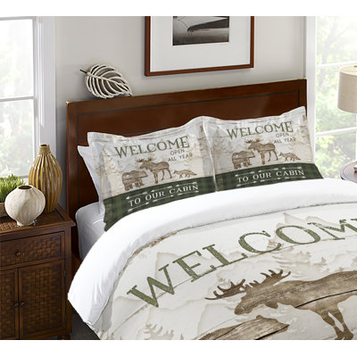 Taie décorative Cabin Welcome