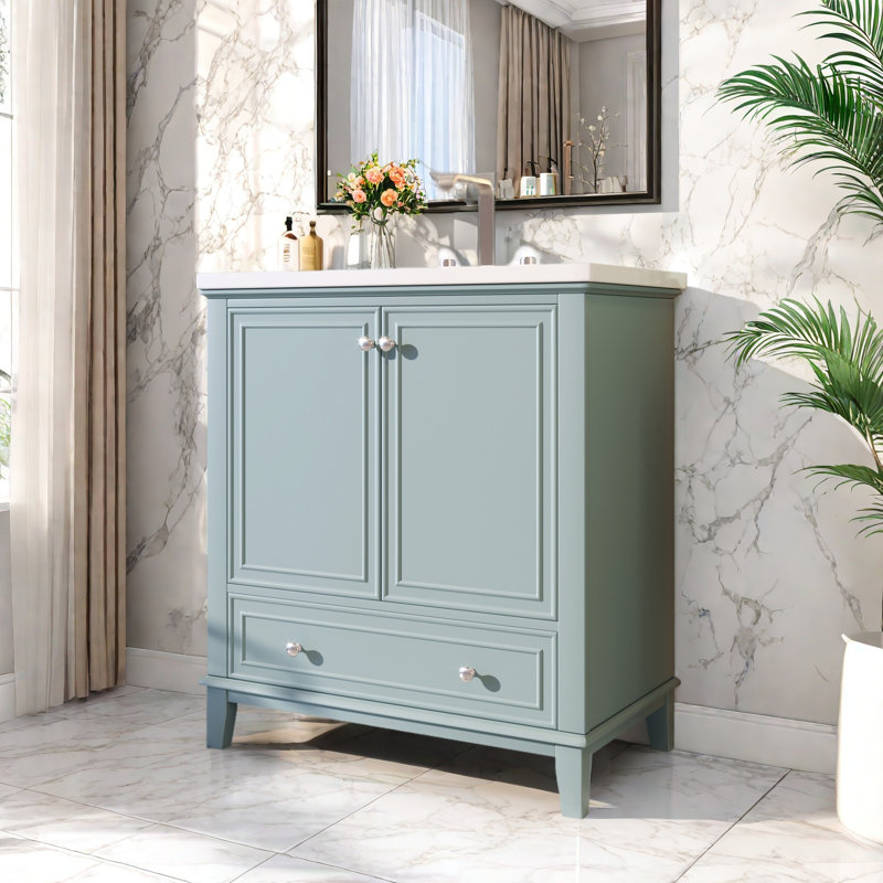 30" Bathroom Vanity Without Sink, Base Only