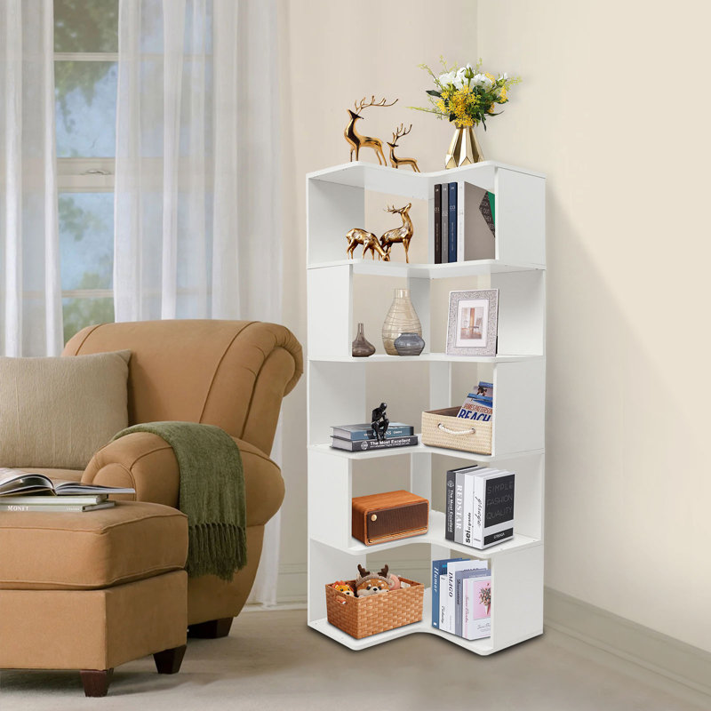 5-Tier Corner Bookshelf