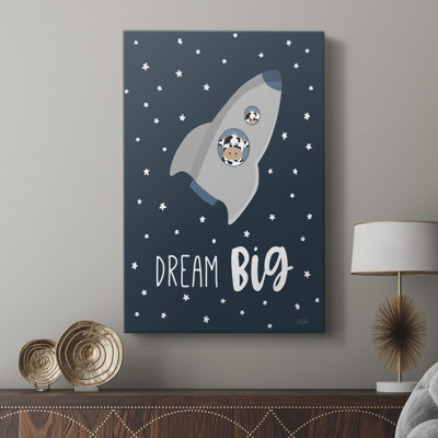 Cow in Space I -Gallery Wrapped Cavas