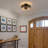 2-Light Modern Farmhouse Semi-Flush Mount Light