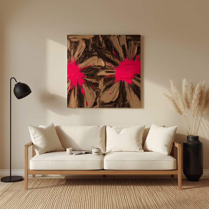 «Neo Expressionism 75», art mural en métal noir