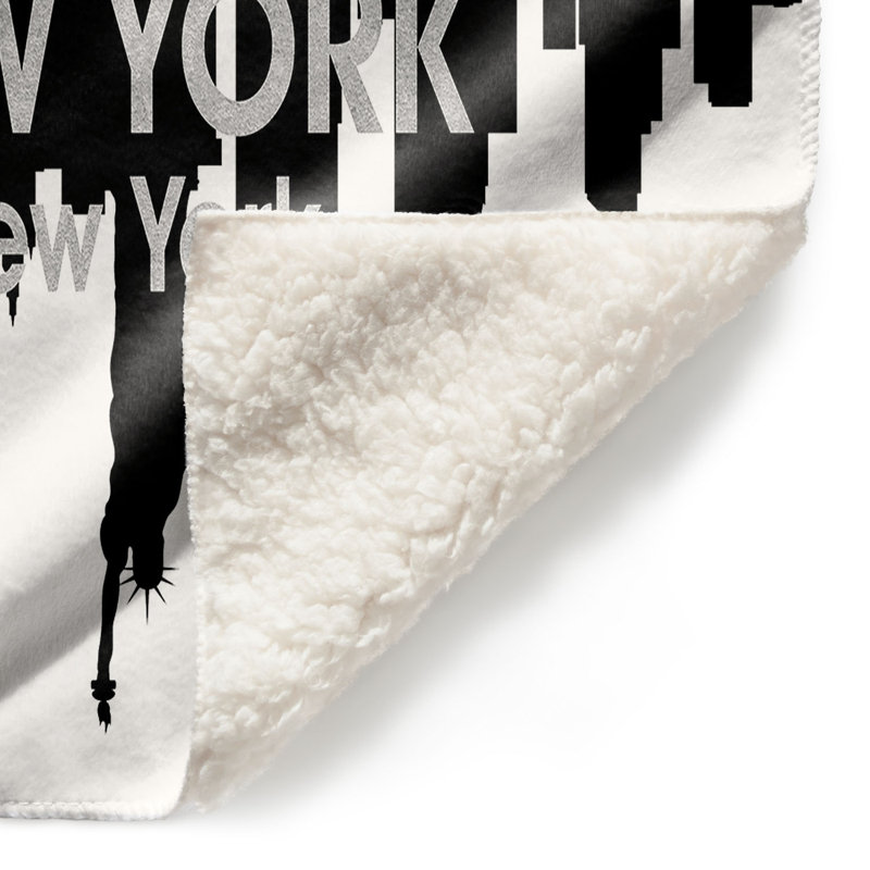 Couverture sherpa doux , 68 po x 80 po