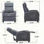 Fauteuil inclinable de massage avec télécommande 25,59 po Maleah-1931594941