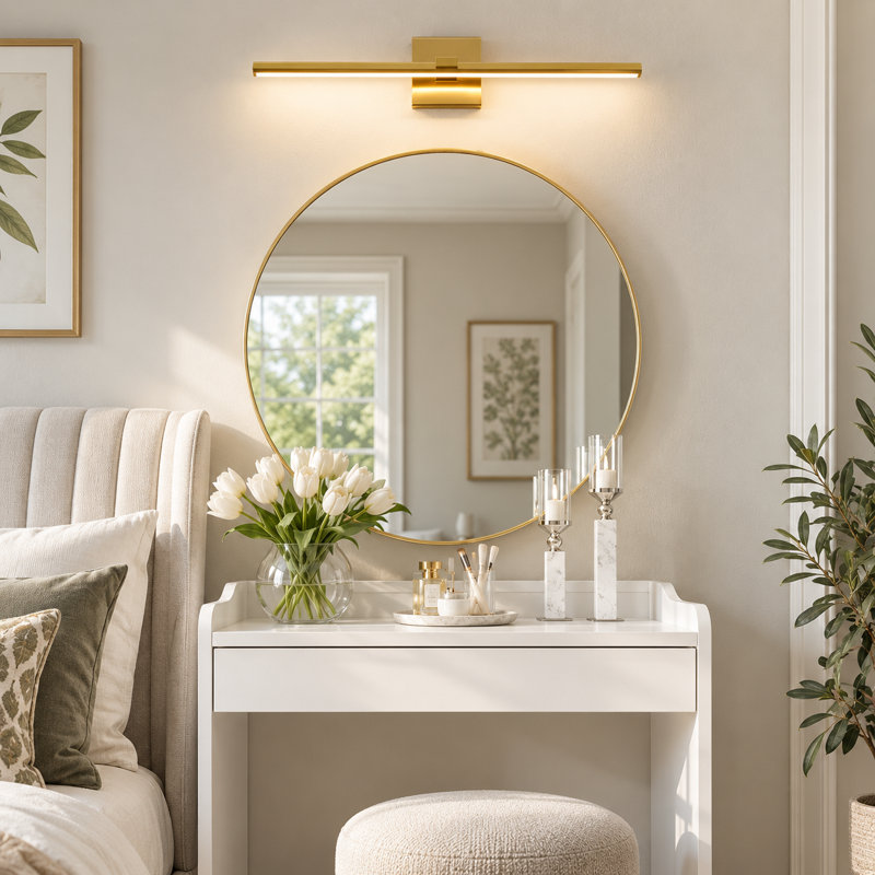 24" Dimmable LED Bath Bar 5cct, Gold