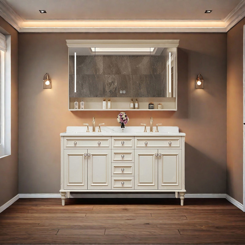 Armoire de salle de bain américaine, 60"