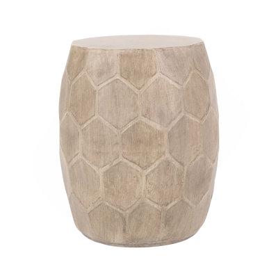 Outdoor Lightweight Concrete Side Table,