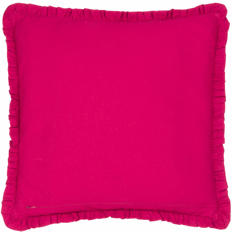 Henderson Ikat Square Throw Cushion, Pink/Green Ikat 